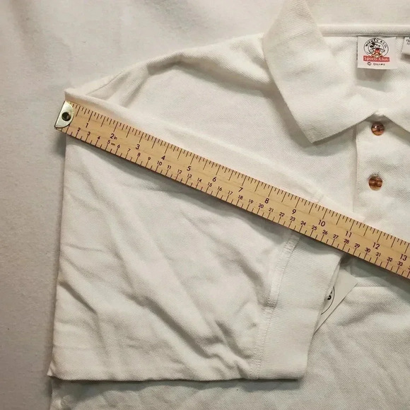 NWT Disney Mickey Mouse Sports Club Polo Shirt Mens Medium White Deadstock - Picture 5 of 13